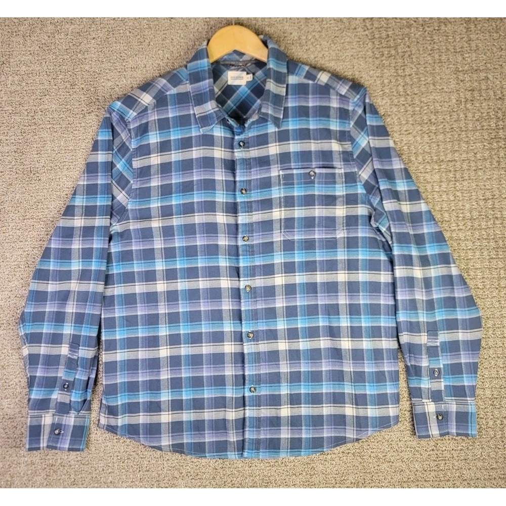 Fair Harbor Blue Plaid Button-Down Shirt